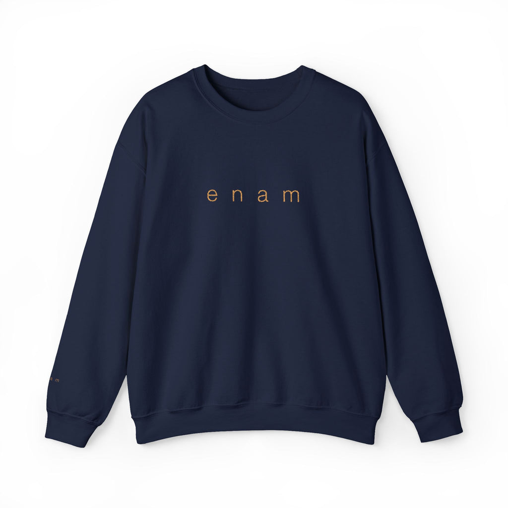 enam⁠ — The Signature Embroidered Crewneck.