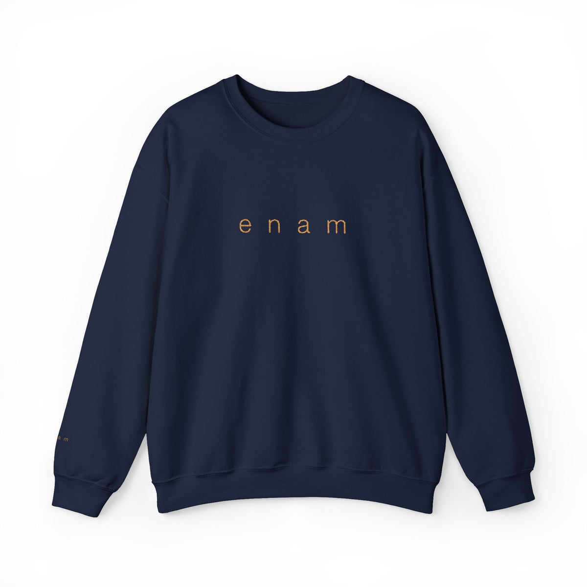 enam⁠ — The Signature Embroidered Crewneck.