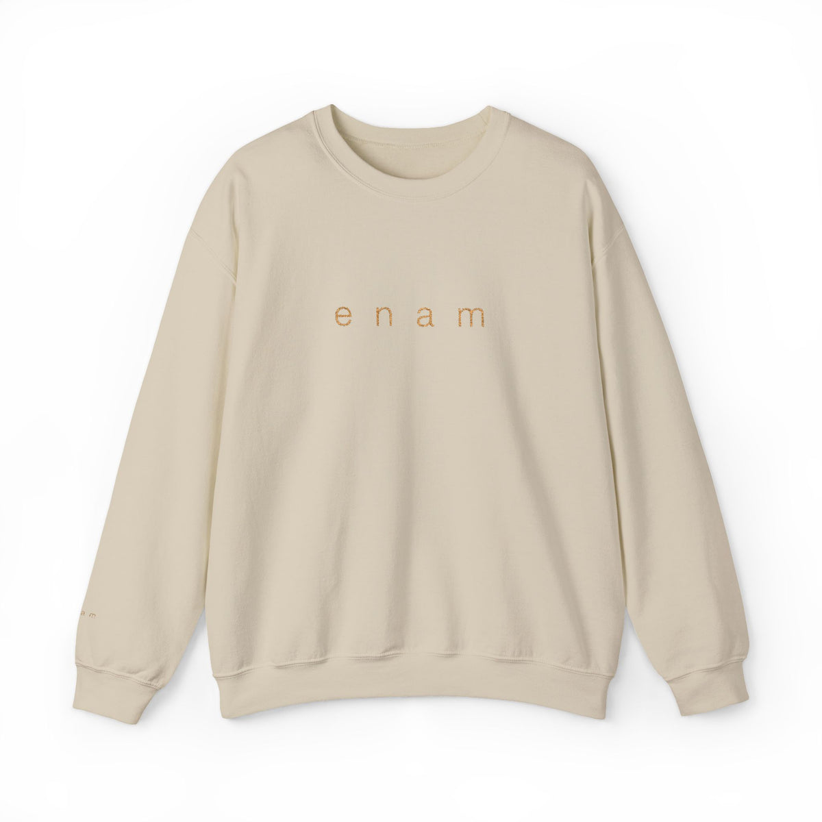 enam⁠ — The Signature Embroidered Crewneck.